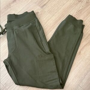 Olive Green Mandala Jogger Pants